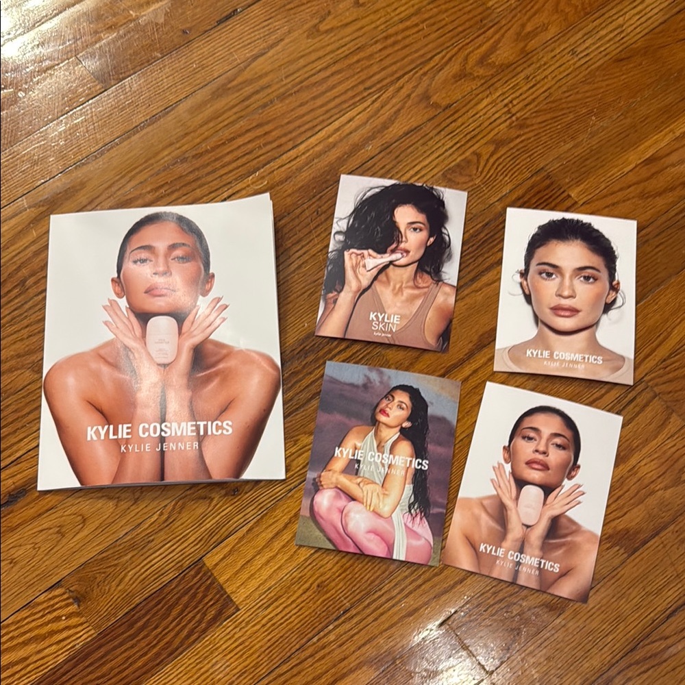 Kylie Cosmetics Promotional post card  Set catalog magazine pop up shop Jenner